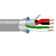 alpha equal 6382 multi-paired cables 22awg 15pr shield 100ft spool chrome