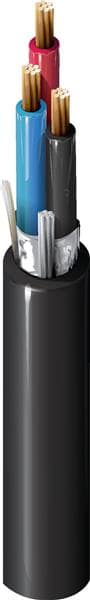 Belden 1164B 010500 Coaxial Cables 26AWG 3PR SHIELD 500ft SPOOL BLACK - WAVE-AudioVideoElectric
