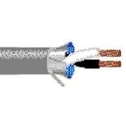 Belden 5100FE 0081000 Multi-Conductor Cables 14AWG 2C SHIELD 1000ft SPOOL GRAY - WAVE-AudioVideoElectric