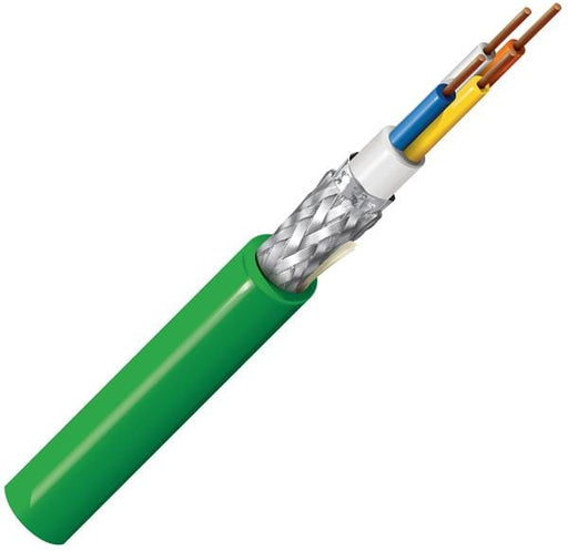 Belden 7960A 1SW1000 Multi-Conductor Cables 22AWG 4C SL PROFINET 1000FT SPOOL GREEN - WAVE-AudioVideoElectric