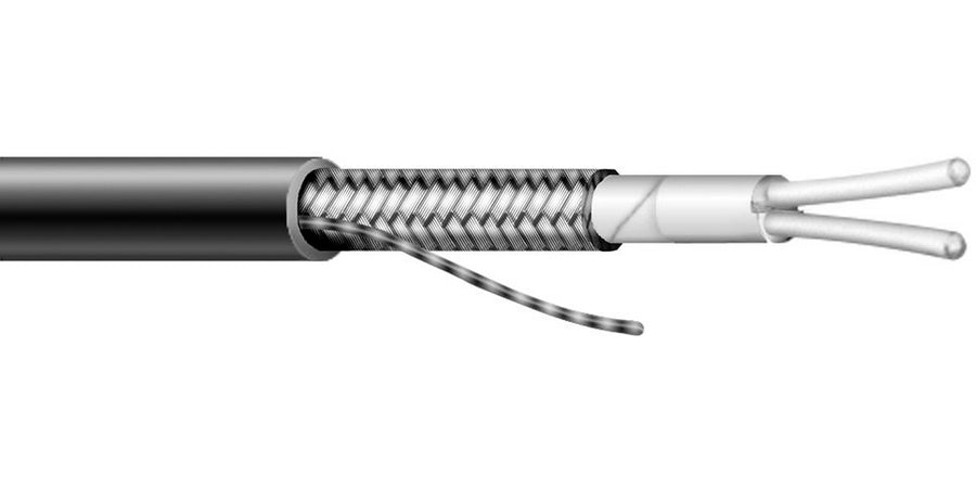 GENERAL CABLE C8001.41.07 - 20-2C Stranded TC PE Foil+BRD Shield PVC Jacket Blue 60C 300V CM - WAVE-AudioVideoElectric