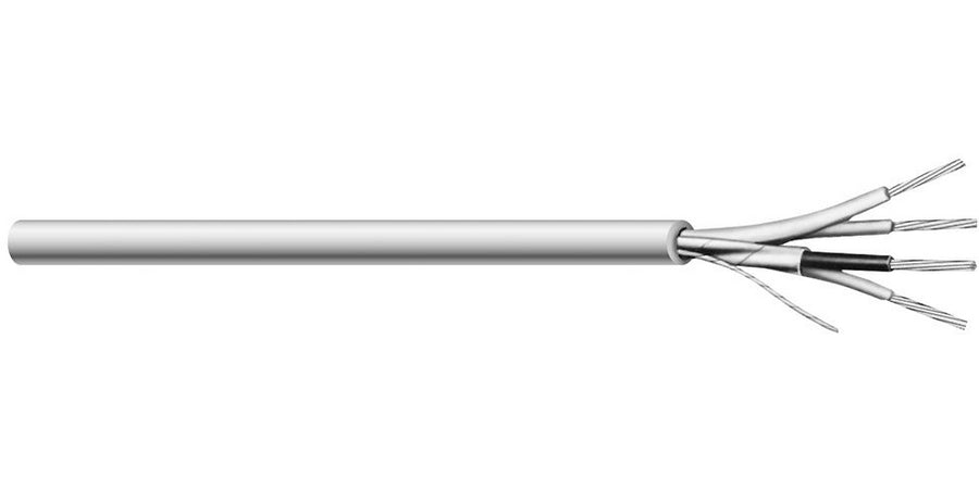 GENERAL CABLE C0417.21.03 - 18-1P SOL TNC PVC FOIL SHD PVC JKT RED FPL 105C 300V ROHS - WAVE-AudioVideoElectric