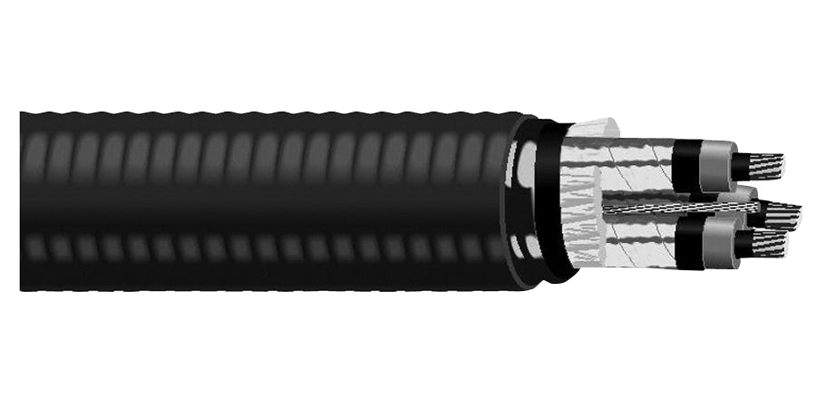 SOUTHWIRE COMPANY # 55668889 - 500-3C MC BC 5KV 115 EP CTS W-GRD AIA YEL PVC JKT - WAVE-AudioVideoElectric