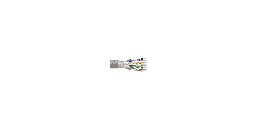 BELDEN # 8342 601000 - Multi-Conductor - Low Capacitance Computer Cable for EIA RS-232 Applications 12-Pair, 124 AWG PVCR Shield PVC Chrome - Price Per 100 Feet - WAVE-AudioVideoElectric