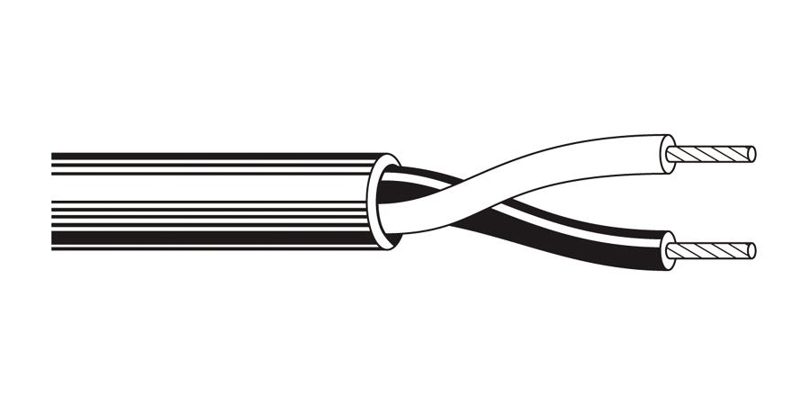 Belden Equal # 1392A 101000 - 22-1P STR BC FOIL SHD + 18-1P STR BC PVC JKT BLK CMR 75C 300V - Price Per 100 Feet - WAVE-AudioVideoElectric