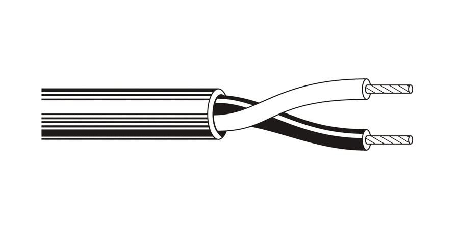 BELDEN # 1311A 1SL1000 - Multi-Conductor - Speaker Cable 2 12 AWG PE FRPVC White 1SL - Price Per 100 Feet - WAVE-AudioVideoElectric