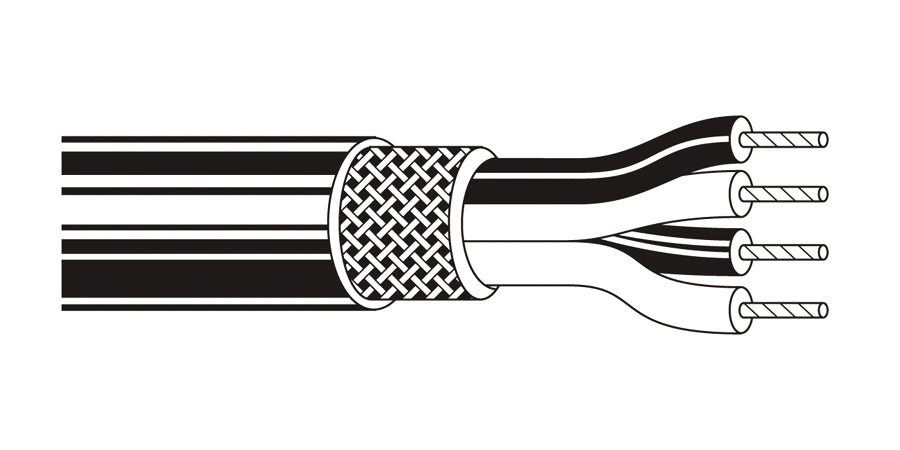 BELDEN # 1805F Z4B1000 - Multi-Conductor - Multi-Pair Cable 8 24 AWG PRS FHDPE FS PVC FS PVC VIO Z4B - Price Per 100 Feet - WAVE-AudioVideoElectric