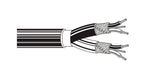Belden Equal # 27080A  - Multi-Conductor - 600V Type TC Cable 2 14 AWG PVC-NYL PVC PARA Black - Price Per 100 Feet - WAVE-AudioVideoElectric