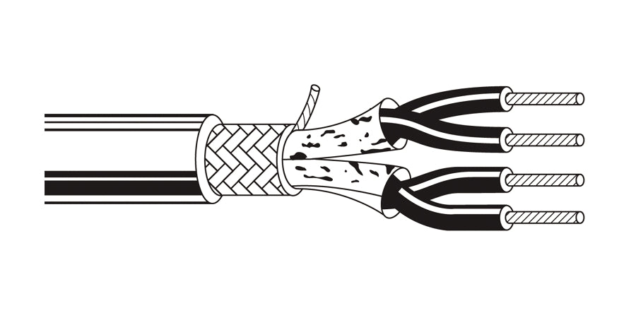 BELDEN # 3082A T5U1000 - Multi-Conductor - DeviceBus for ODVA DeviceNet(tm) 2 15 AWG, 2 18 AWG Shield PVC Gray T5U - Price Per 1000 Feet - WAVE-AudioVideoElectric