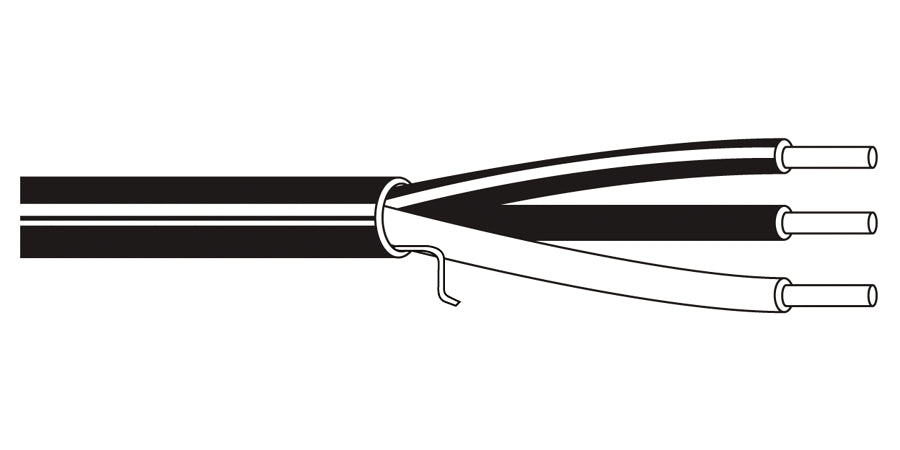 BELDEN # 6521UE 8771000 - Multi-Conductor - Commercial Audio Systems 3 22 AWG FLRST FLRST Natural - Price Per 1000 Feet - WAVE-AudioVideoElectric