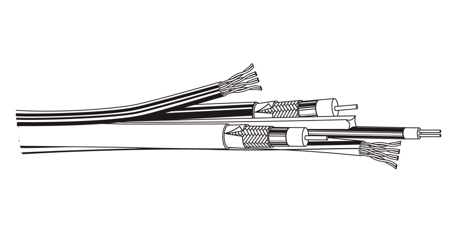BELDEN # 7878S 1000 - Composite - Composite Data, Audio, Video, Security and Control Cable 2 RG6 DB PLUS+ 2 CAT 5E + 2MMF - Price Per 1000 Feet - WAVE-AudioVideoElectric