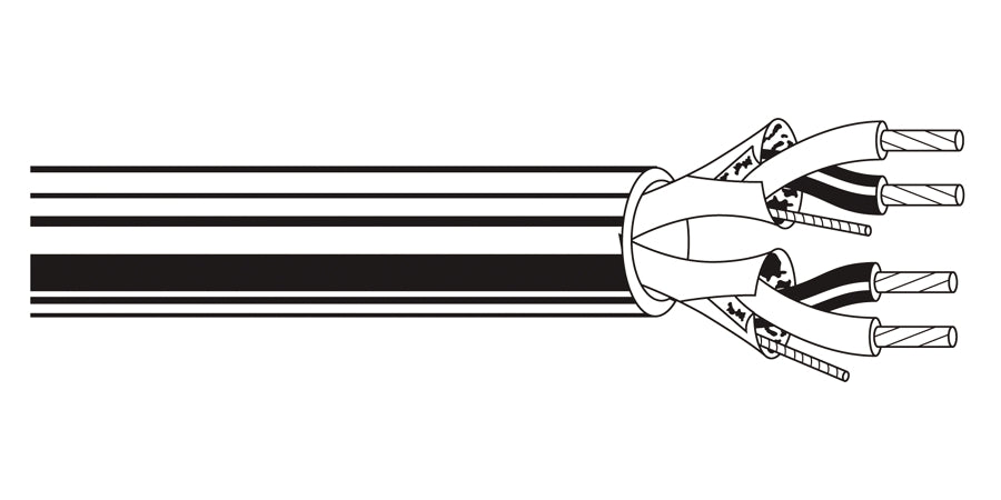 BELDEN # 82761 8775000 - Multi-Pair Cable, 1 Pair, 22 AWG, 7x30 Strands, Tinned Copper, Twisted Pair, FEP Insulation, Flamarrest Jacket - Price Per 100 Feet - WAVE-AudioVideoElectric