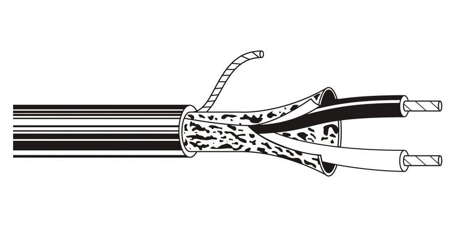 BELDEN # 89505 21000 - Multi-Conductor - Computer Cable for EIA RS-232 Applications 5-Pair 24 AWG FEP FS FEP Red - Price Per 100 Feet - WAVE-AudioVideoElectric