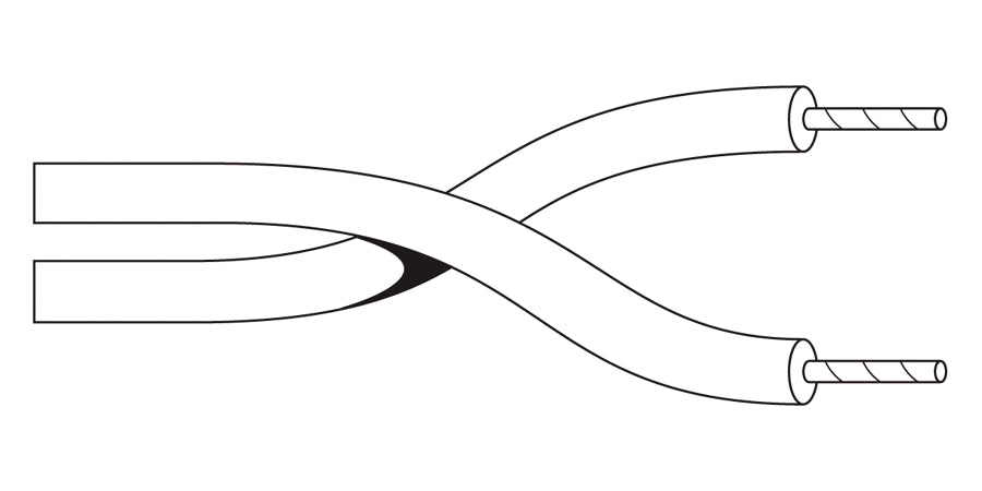 BELDEN # 9154 290500 - Multi-Pair Cable, 1 Pair, 20 AWG, 7x28 Strands, Tinned Copper, Twisted Pair, PVC Insulation, PVC Jacket - Price Per 500 Feet - WAVE-AudioVideoElectric