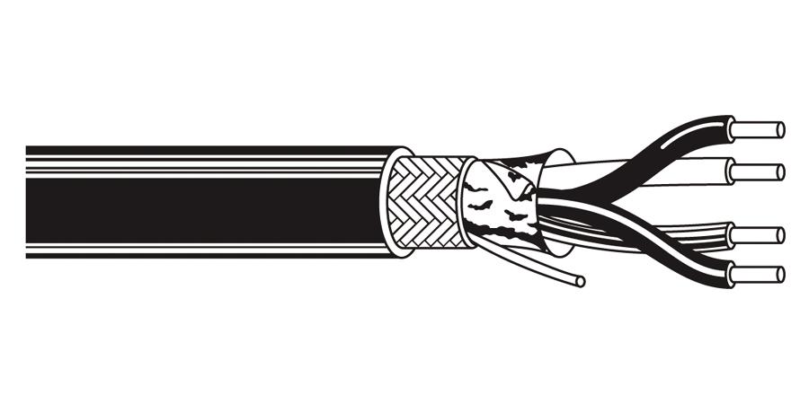 Belden Equal # 6100UE 010A1001 - 14-2C STR BC FLAMARREST FLAMARREST JKT BLACK REELS CL2P 150V 75C - Price Per 1000 Feet - WAVE-AudioVideoElectric