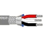 alpha equal 6339 multi-conductor cables 22awg 3c shield 500ft spool chrome