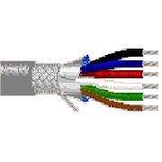 alpha equal 6358 multi-conductor cables 24awg10c shield 100ft spool chrome