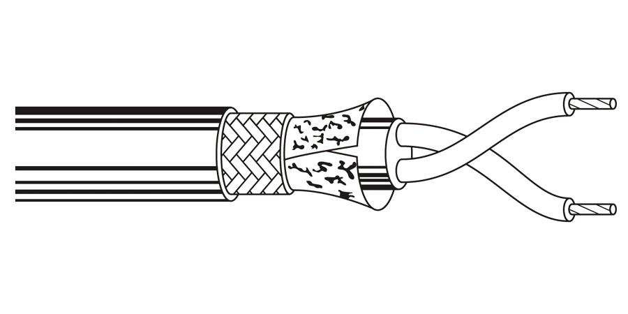 alpha equal 9109 - twinax - electronic twinax - 100 ohm 2 20 awg fep fep sh fep black - price per 1000 feet