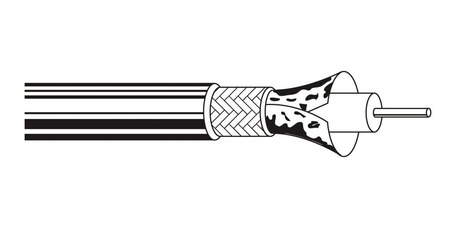 alpha equal M4182 - coax - 75 ohm coax 18 awg pe-gifhdpe sh frpvc black - price per 100 feet