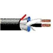 Belden 1030A 0101000 Multi-Conductor Cables 16AWG 1PR SHIELD 1000ft SPOOL BLACK - WAVE-AudioVideoElectric