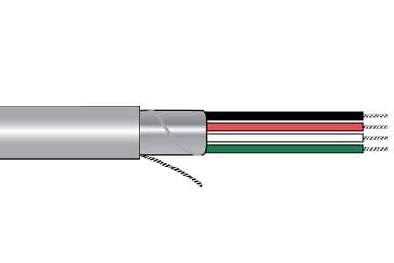 Alpha Wire 1219-40C SL002 Multi-Conductor Cables 24AWG 40C FOIL SHLD 500 FT SPOOL SLATE MIN PURCHASE OF 2 - WAVE-AudioVideoElectric