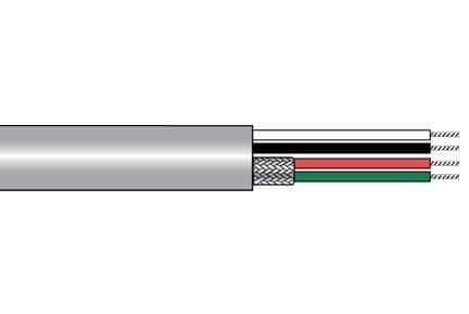 Alpha Wire 1243-5 SL005 Multi-Conductor Cables 22AWG 5C UNSHLD 100 FT SPOOL SLATE - WAVE-AudioVideoElectric