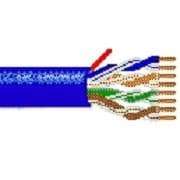 Belden Equal 2412 0061400 Multi-Paired Cables 23AWG 4PR SOLID 1400SPOOL LT BLUE - WAVE-AudioVideoElectric