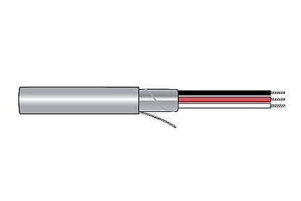 Alpha Wire 2422C SL002 Multi-Conductor Cables 18AWG 2C FOIL SHLD 500 FT SPOOL SLATE - WAVE-AudioVideoElectric