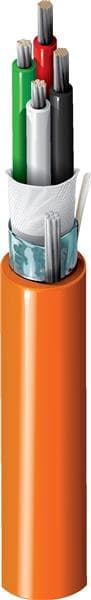 Belden 3124A 0031000 Multi-Conductor Cables 8-22AWG 2C SHIELD 1000ft SPOOL ORANGE - WAVE-AudioVideoElectric