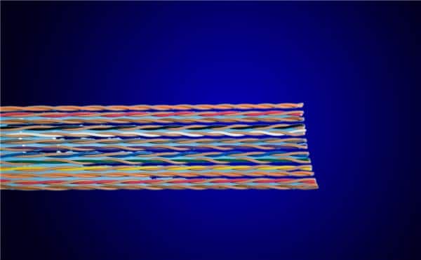 Alpha Wire 3586-40 MC005 Flat Cables 10 COLOR TWISTED 40C 100ft SPOOL MULTI - WAVE-AudioVideoElectric