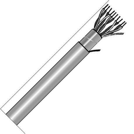 Belden Equal 1801B Z4B1000 Multi-Paired Cables 24AWG 1PR STRAND 1000ft SPOOL VIOLET - WAVE-AudioVideoElectric