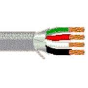 Belden 5302FE 008500 Multi-Conductor Cables 18AWG 4C STRNDED 500ft SPOOL GRAY - WAVE-AudioVideoElectric