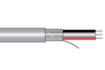 Alpha Wire M39028 SL005 Multi-Conductor Cables 24 AWG PVC 100 FT SPOOL SLATE - WAVE-AudioVideoElectric