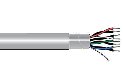 Belden Equal 82760 8771000 Multi-Paired Cables 18AWG 1PR SHIELD 1000ft SPOOL NATURAL - WAVE-AudioVideoElectric