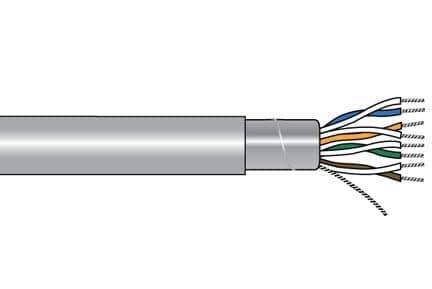 Alpha Wire 6089-18C SL002 Multi-Paired Cables 24AWG 18PR FOIL SHLD 500 FT SPOOL SLATE - WAVE-AudioVideoElectric