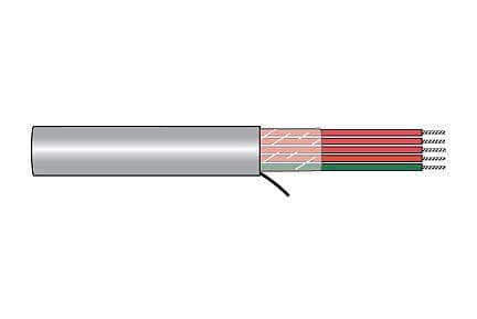 ALPHA WIRE 65402 SL001 - Xtra-Guard-Performance-Cable, Xtra-Guard-Flex, 2 Conductor, 14 AWG, Unshielded, 600 V, PVC Jacket, PVC Insulation, 0.33 Jacket Diameter, 0.044 Jacket Thickness, 41-30 Stranding, Light-to-Moderate Flex Control - WAVE-AudioVideoElectric