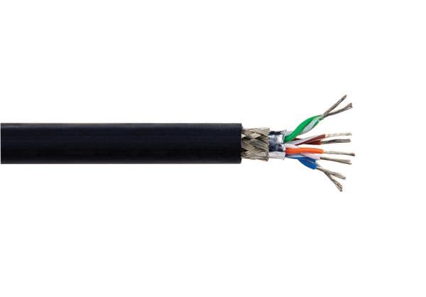 Alpha Wire 75020 BK001 Multi-Paired Cables 24AWG 2PR STR UNSHLD 1000FT