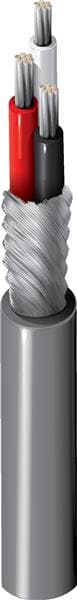 Belden 7435WS 060250 Multi-Conductor Cables 14AWG 3C SHIELD 250ft SPOOL CHROME - WAVE-AudioVideoElectric