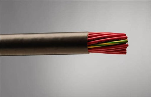 ALPHA WIRE 65805CY SL001 - Xtra-Guard-Performance-Cable, Xtra-Guard-Flex, 5 Conductor, 18 AWG, Braid, 600 V, PVC Jacket, PVC Insulation, 0.414 Jacket Diameter, 0.035 Jacket Thickness, 16-30 Stranding, Light-to-Moderate Flex Control - WAVE-AudioVideoElectric
