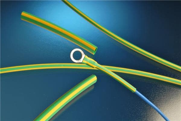 Alpha Wire FIT2603-4 GY003 Heat Shrink Tubing and Sleeves 3-4in ID SHRNK TUBN 250ft SPOOL GRN-YLW - WAVE-AudioVideoElectric