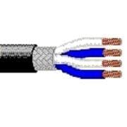 Belden 1192A B59500 Multi-Conductor Cables 24AWG 4C SHIELD 500ft SPOOL BLACK - WAVE-AudioVideoElectric