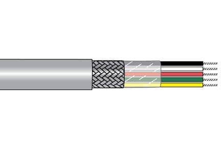 Alpha Wire M1132 SL005 Multi-Conductor Cables 20 AWG PVC 100 FT SPOOL SLATE - WAVE-AudioVideoElectric