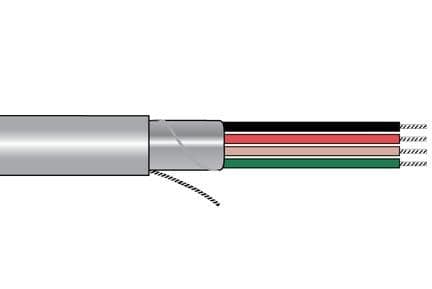 Belden 5401FE 0081000 Multi-Conductor Cables 20AWG 3C SHIELD 1000ft SPOOL GRAY - WAVE-AudioVideoElectric