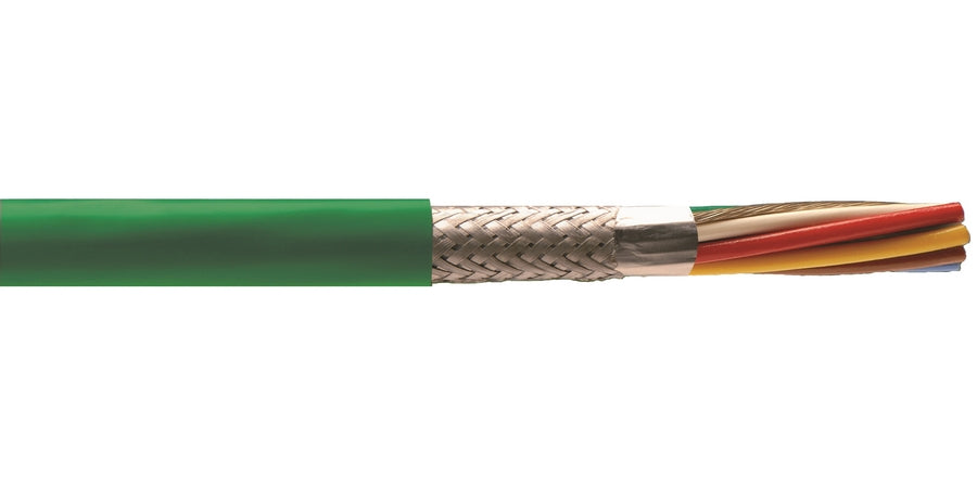 ALPHA WIRE 79024 SL001 - Multiconductor Cable, ECOFLEX, ECOGEN, 16 AWG, 9 Conductors, 600 V, MPPE (modified polyphenylene ether thermoplastic), Unshielded - WAVE-AudioVideoElectric