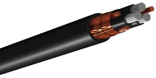 Belden Equal # 29506 103000 - Flexible Motor Supply Cable, 4 AWG, 3 Conductors, 7x19x25 Stranding, Tinned Copper, Cross Linked Polyolefin Insulation, PVC Jacket Black, 3000 Feet - Price Per 200 Feet - WAVE-AudioVideoElectric