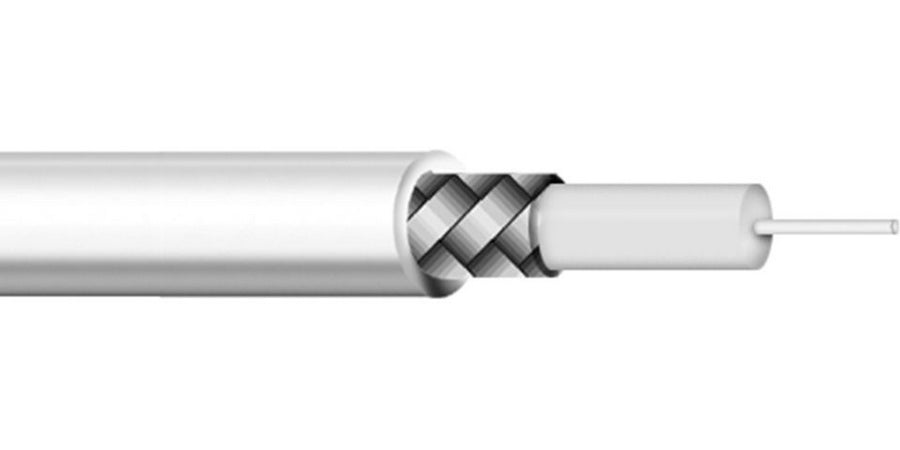 GENERAL CABLE 495035.41.86 - RG-6 Bare Copper, 95% BC Braid CMP - Plenum - WAVE-AudioVideoElectric