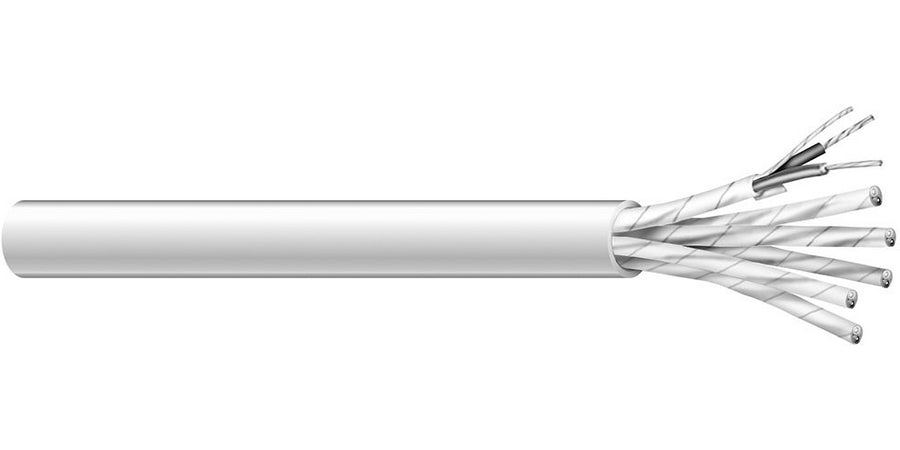 GENERAL CABLE C6047A.41.10 - Multi-Paired Cable, 18 AWG, 3 Pairs, 16-30 Stranding, Tinned Copper, Individually Foil Shielded, NEC Type CM, CSA CMH - WAVE-AudioVideoElectric