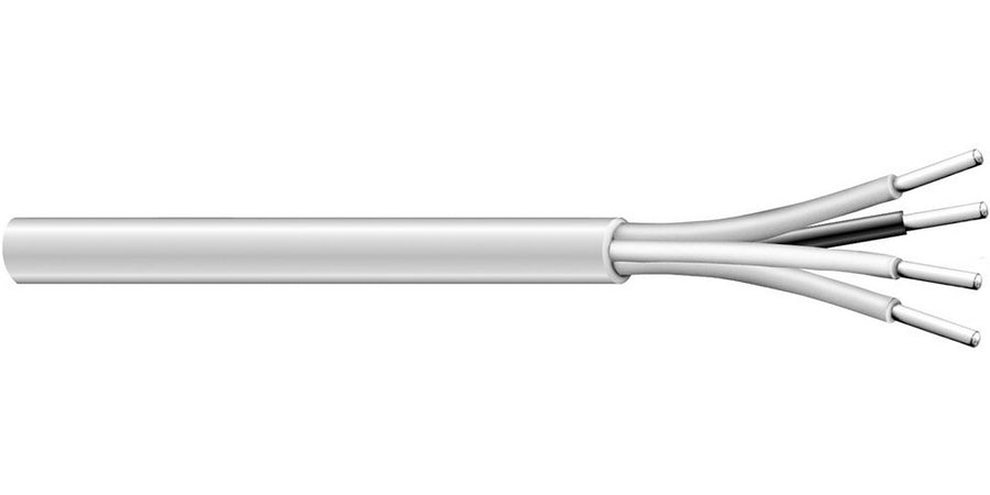 GENERAL CABLE E1034S.30.10 - Multi-Conductor Cable, 18 AWG, 4 Conductors, 7-26 Stranding, Bare Copper, Unshielded, NEC Type CMR-CL3R - WAVE-AudioVideoElectric