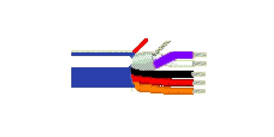BELDEN # 6541UE 877U1000 - Multi-Conductor - Commercial Applications 2-Pair 22 AWG FLRST FLRST Natural - Price Per 1000 Feet - WAVE-AudioVideoElectric