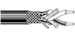 BELDEN # 1334A 31000 - Multi-Conductor - DataBus ISA-SP-50 FOUNDATION Fieldbus or PROFIBUS Cable 1-Pair 18 AWG PP SH FRPVC Orange - Price Per 100 Feet - WAVE-AudioVideoElectric